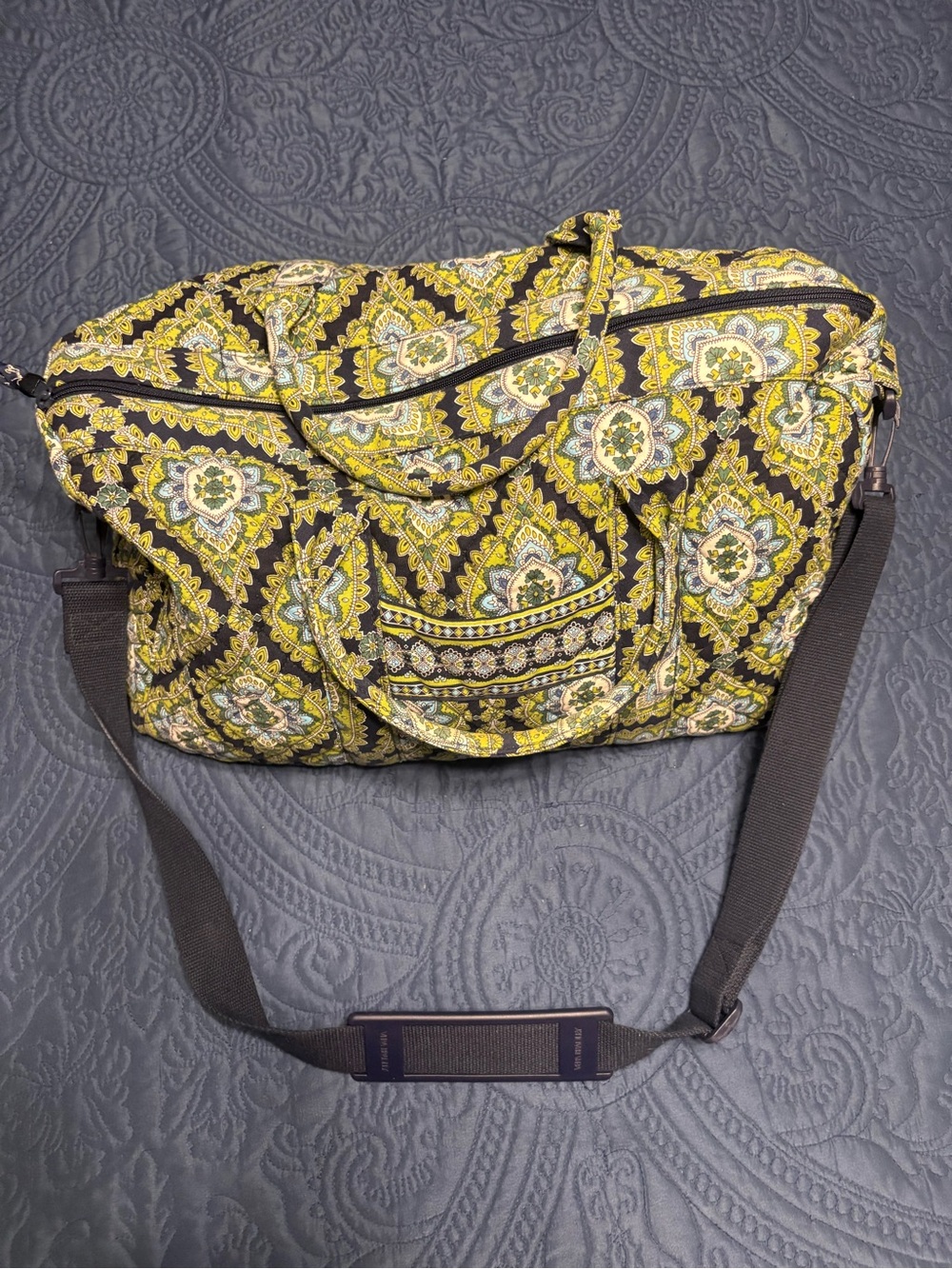 EUC Vera Bradley Paisley Print Overnight Bag